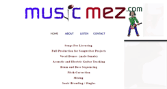 Desktop Screenshot of musicmez.com